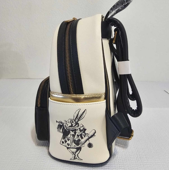 Loungefly Disney Alice In Wonderland We're All Mad Here mini backpack - Picture 3 of 5